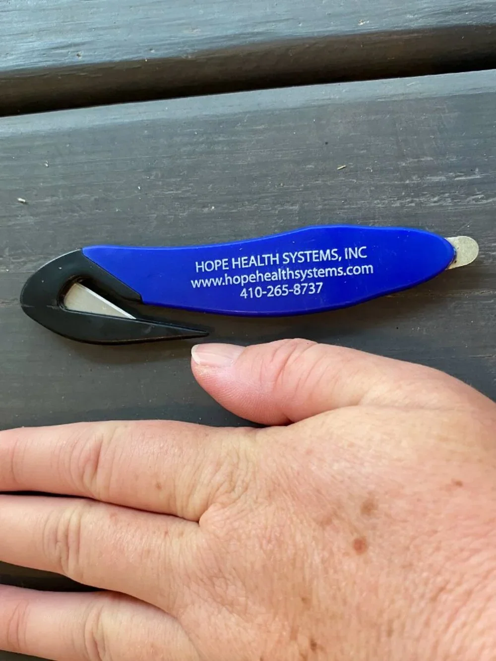 Blue NEW Envelope Opener